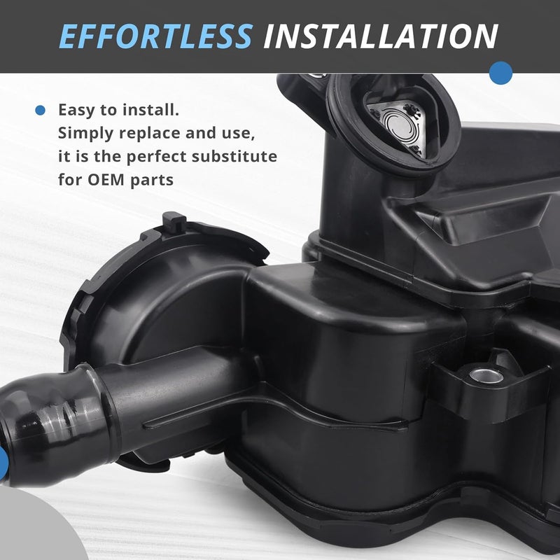 EXARRNX FC3Z6A785F Diesel Air Oil Separator Assembly Compatible with Ford 2017-2019 6.7L Powerstroke Diesel PCV CCV without Sensor Replace# FC3Z6A785F, FC3Z-6A785-F - Image 4